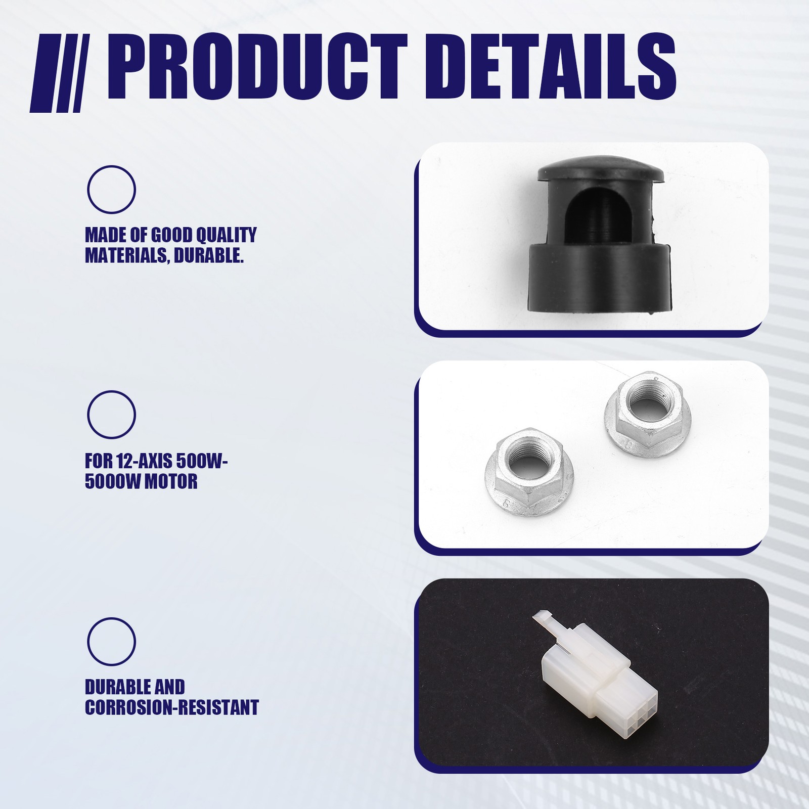 E-Bike Electric Hub Motor Axle Front Lock /Lock Washer /Spacer / Cover4774