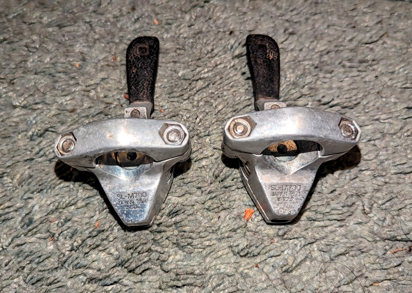 VINTAGE SHIMANO DEER HEAD DEORE XT THUMB SHIFTERS SL-M700 1980S MTB