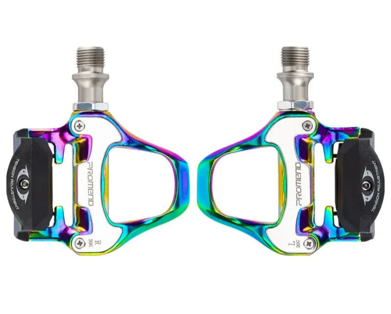 Rainbow Bicycle Clipless Pedals 9/16 Clip SPD SL MTB Road Bike Sealed Bearing