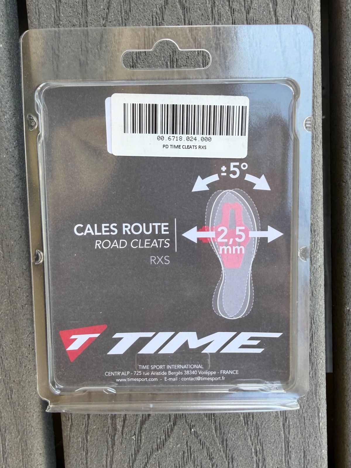 Time RXS Cleats +/- 5 degree float
