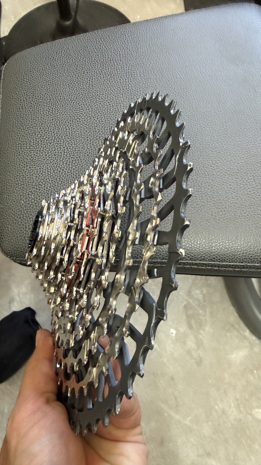 SRAM GX Eagle T-Type XS-1275 Cassette – 12-Speed, 10-52t, For XD Driver, Silver