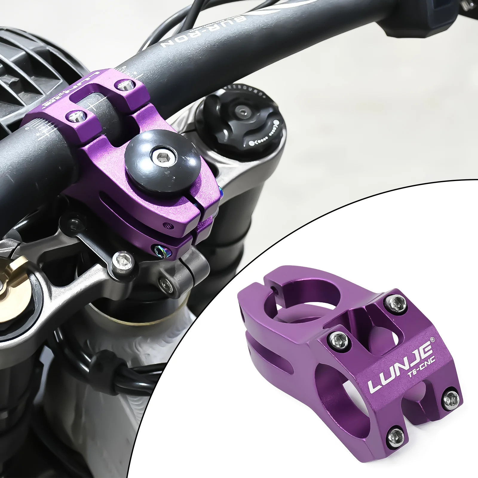 CNC Aluminum Alloy For Sur Ron Light Bee Handlebar Mount Stem 32*45mm Handle Bar