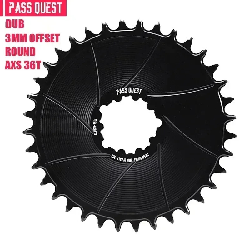 3mm Offest Direct Mount Chainring for 12 Speed Norrow Wide Teeth Chainwheel