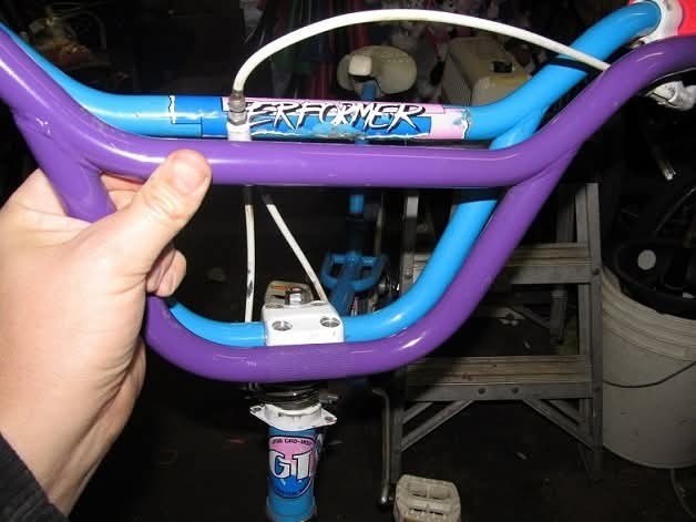 NOS Lavender vintage Freestyle Old School BMX Bars, Like 1970s GT,Diamondback ec