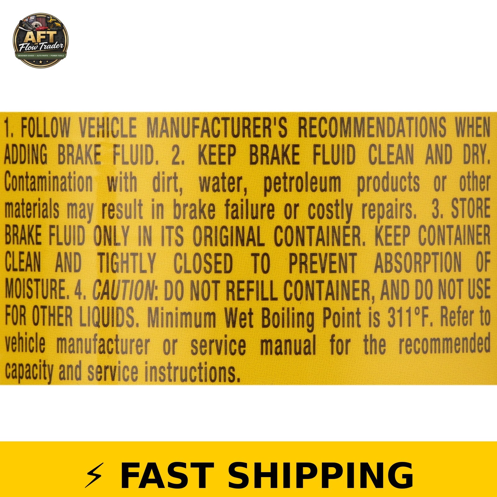 Prestone DOT 4 Brake Fluid 32 fl oz
