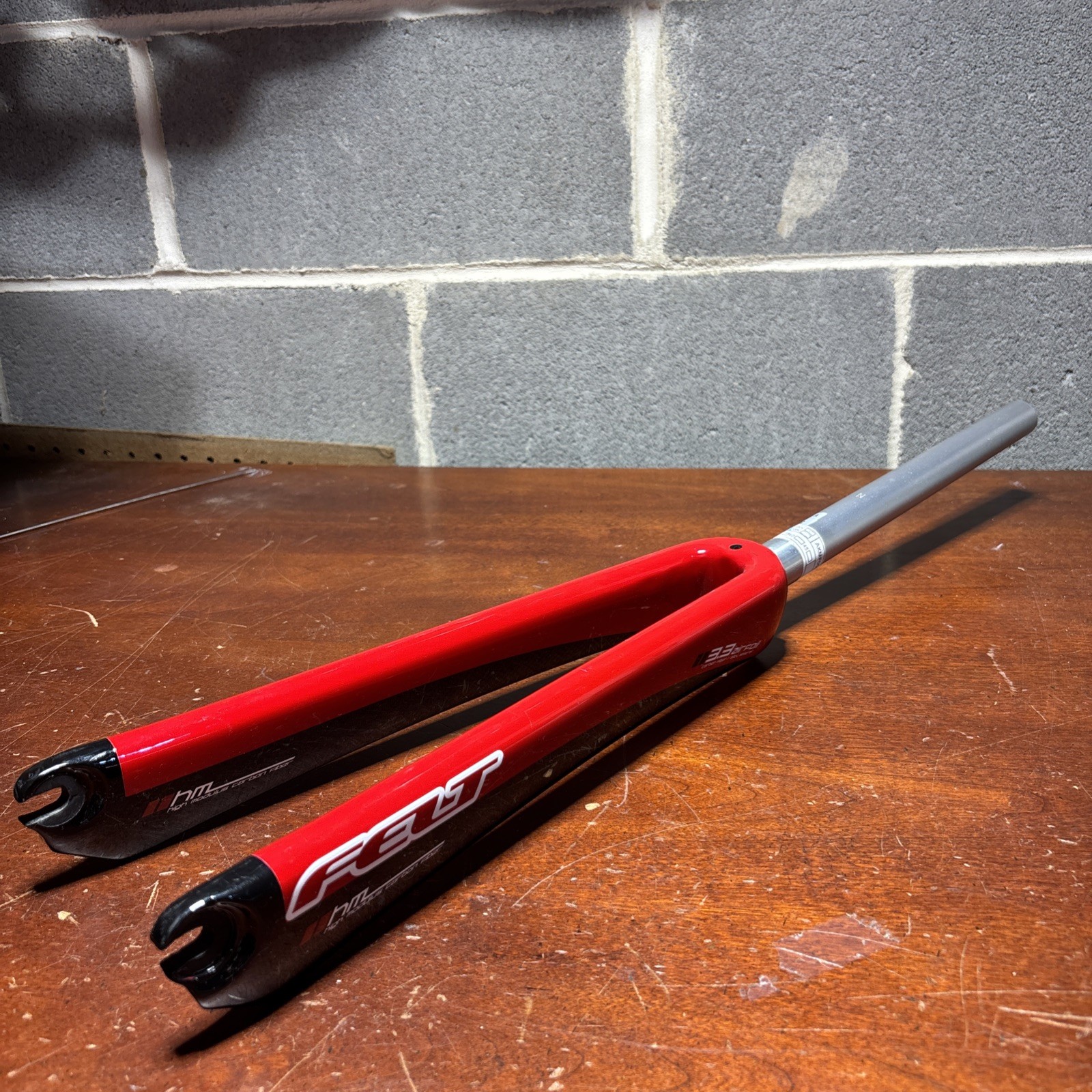 Felt High Modulus Carbon Fiber 3.3 Airfoil Fork Steerer tube 1 inch, long 296mm