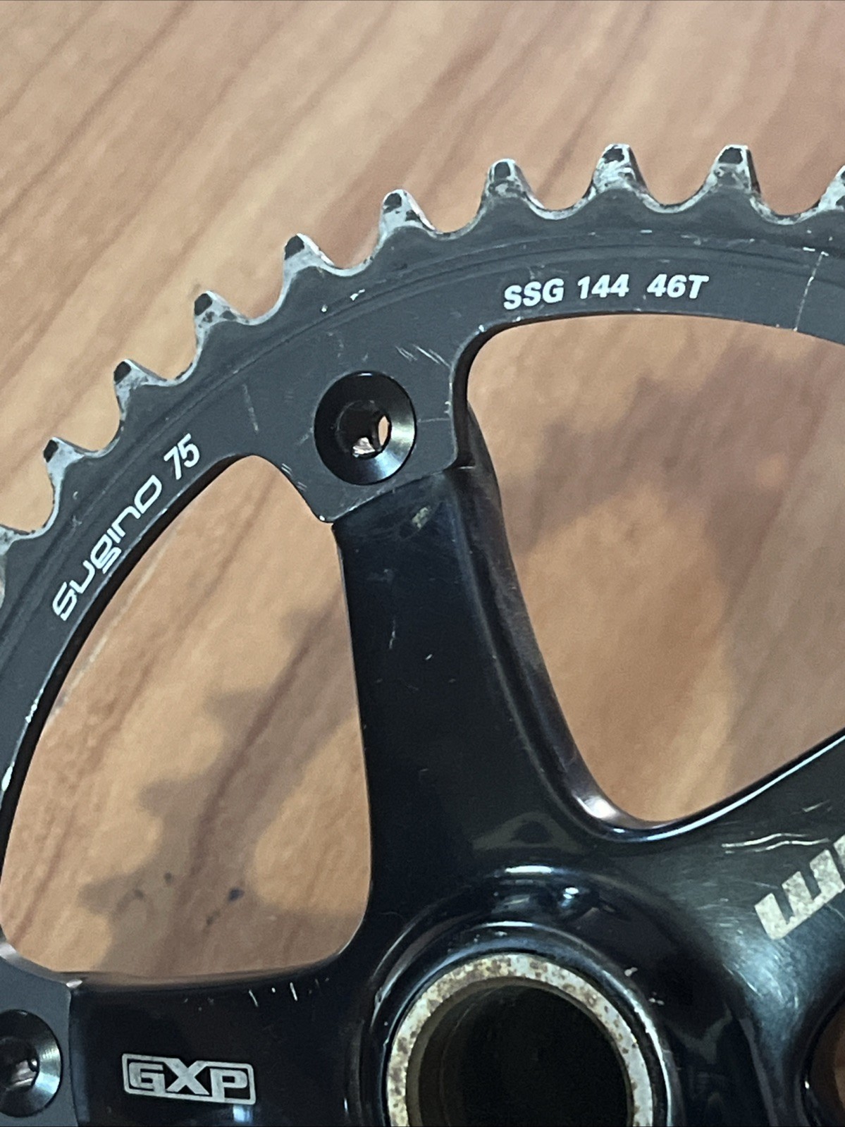 Sram Omnium Crankset Sugino 75 Ring 170mm Stainless 2 BB & All City Pedals 🔥