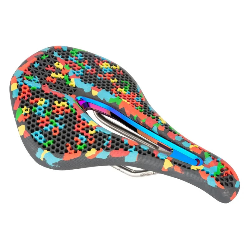 Colorful Bicycle Saddle Comfort Pressure Relief Road Mountain Bike Seat Gravel