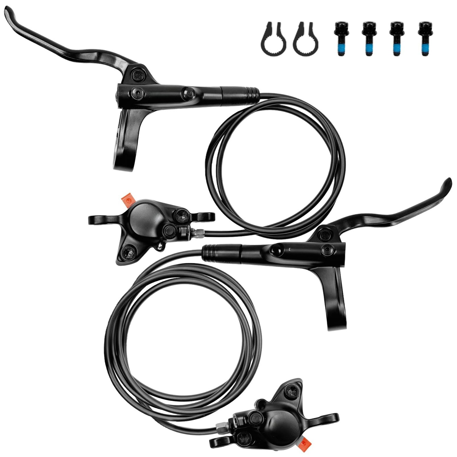 MT200 Hydraulic Brakes Set Left Front 800/850mm Right Rear 1450/1550mm 2 Pist…
