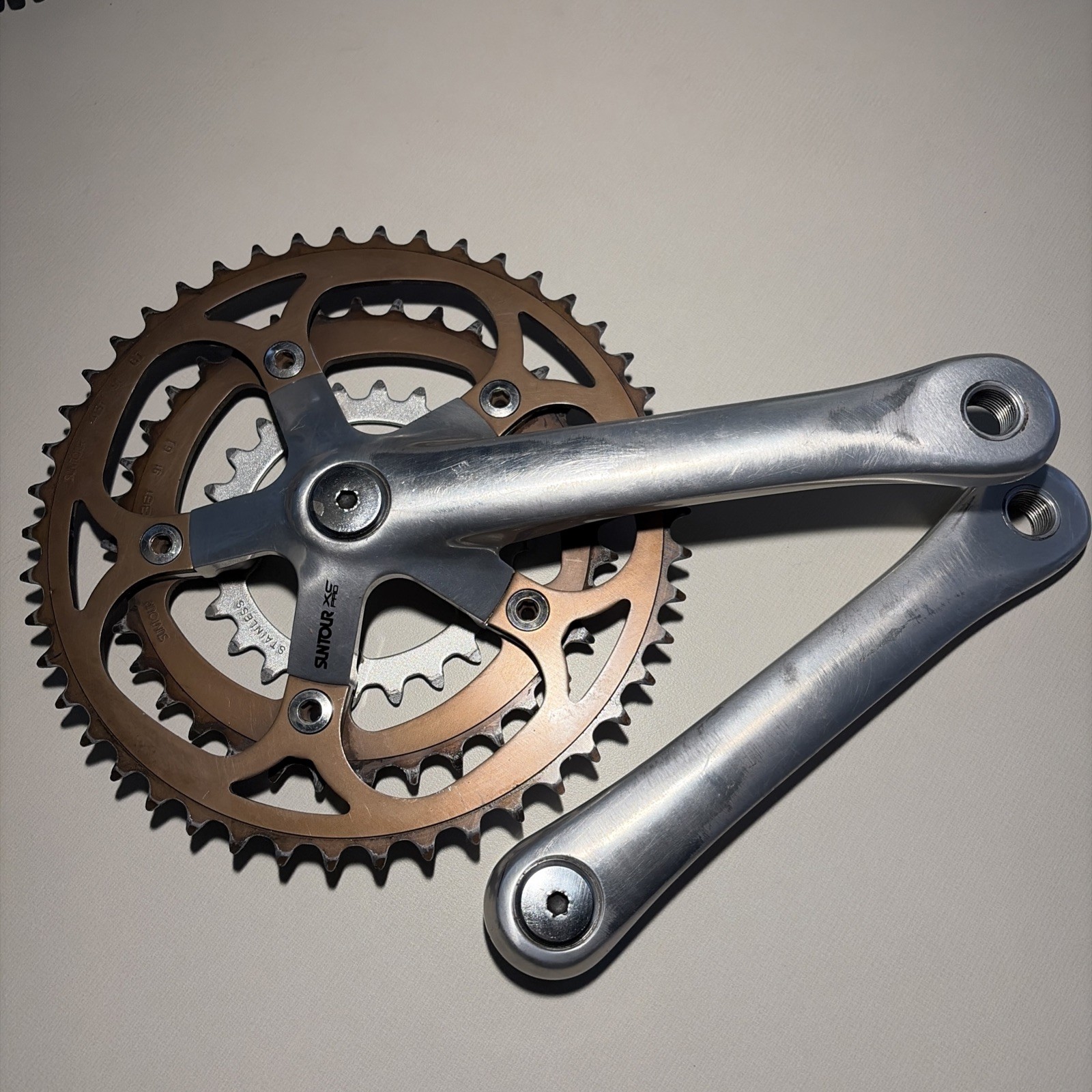Nice Suntour XC Pro Crankset 175 mm Vintage Mountain Bike