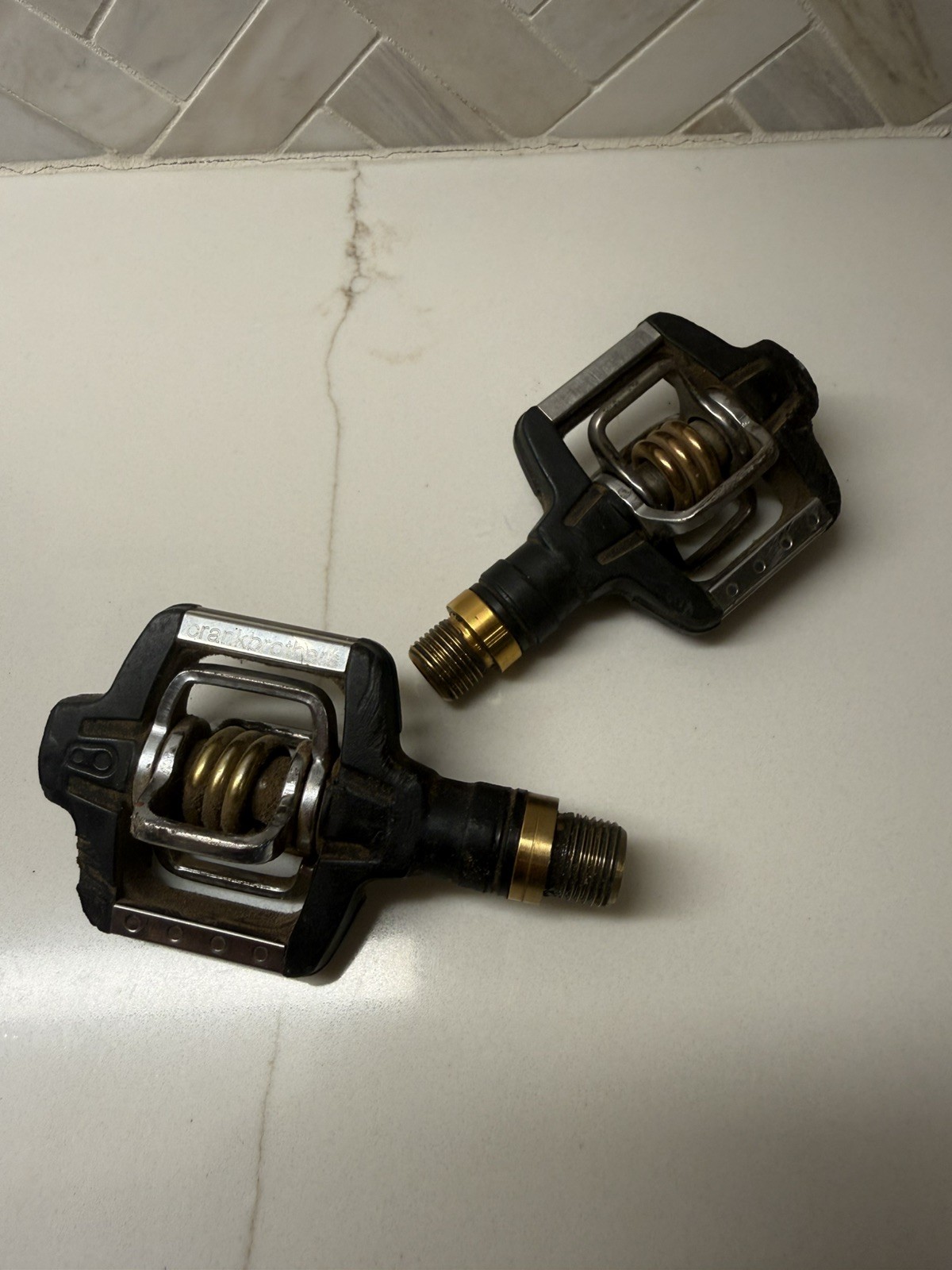 Crank Brothers Candy Ti Titanium Pedals 2000’s MTB XC