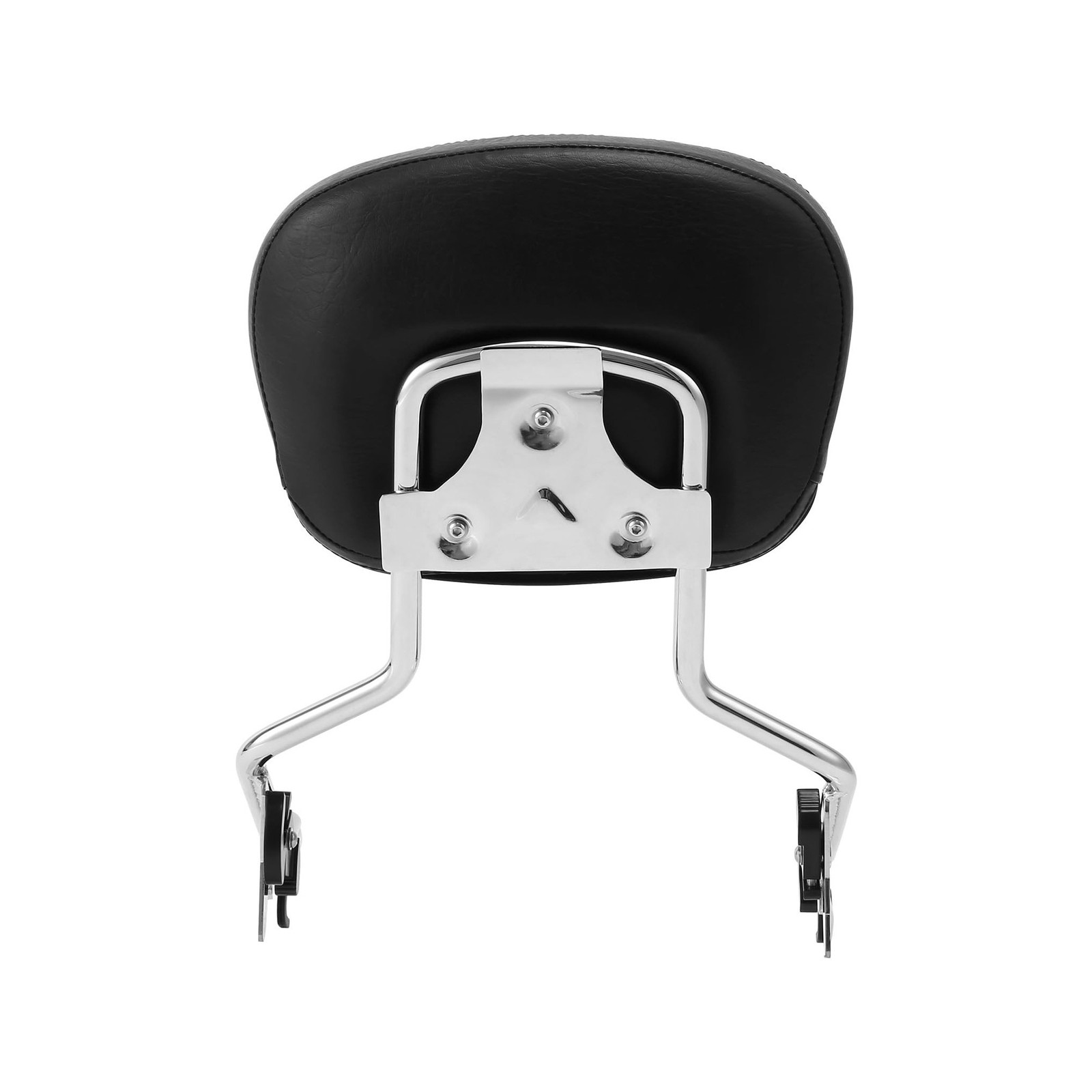 Detachable Sissy Bar Upright Passenger Backrest Pad & Luggage Rack For Harley…