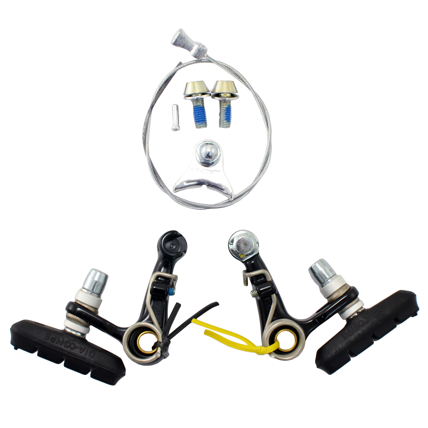 DIA-COMPE DC980 Cyclocross Cantilever Brake Set (Front & Rear) , Black
