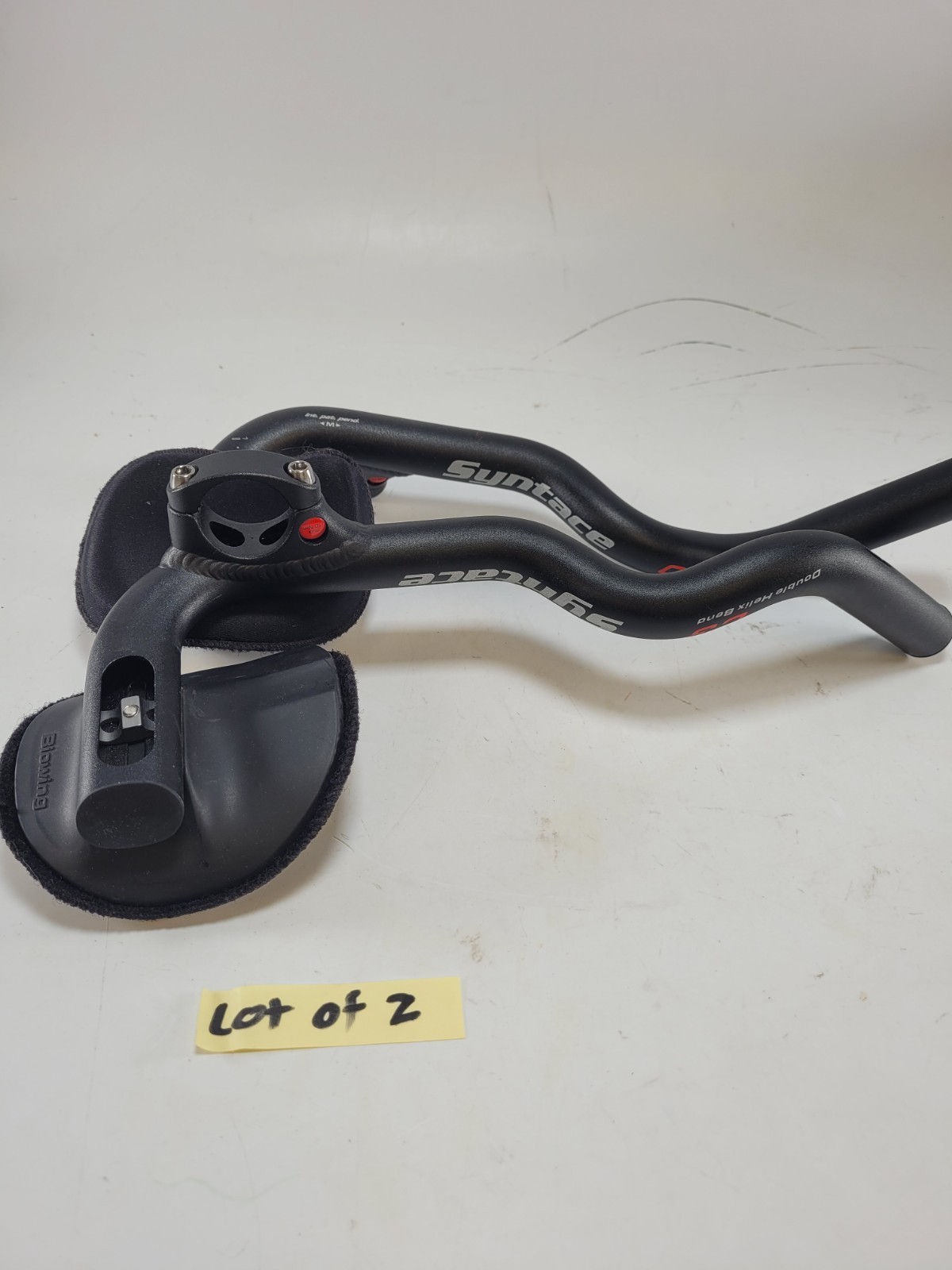 Syntace C3 Clip On Aero Bar Extension Double Helix Bend Lot of 2