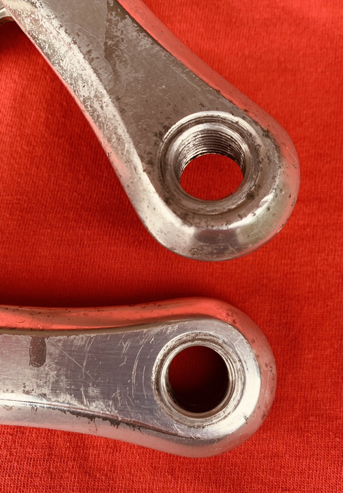 Vintage Campagnolo Triomphe Crankset 170mm Double 52/42T Silver 9/16 – Eroica