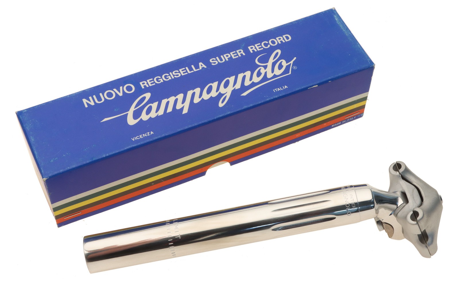 Campagnolo Nuovo Super Record 4051 Seatpost 25.0mm Polished Upper 210mm NOS
