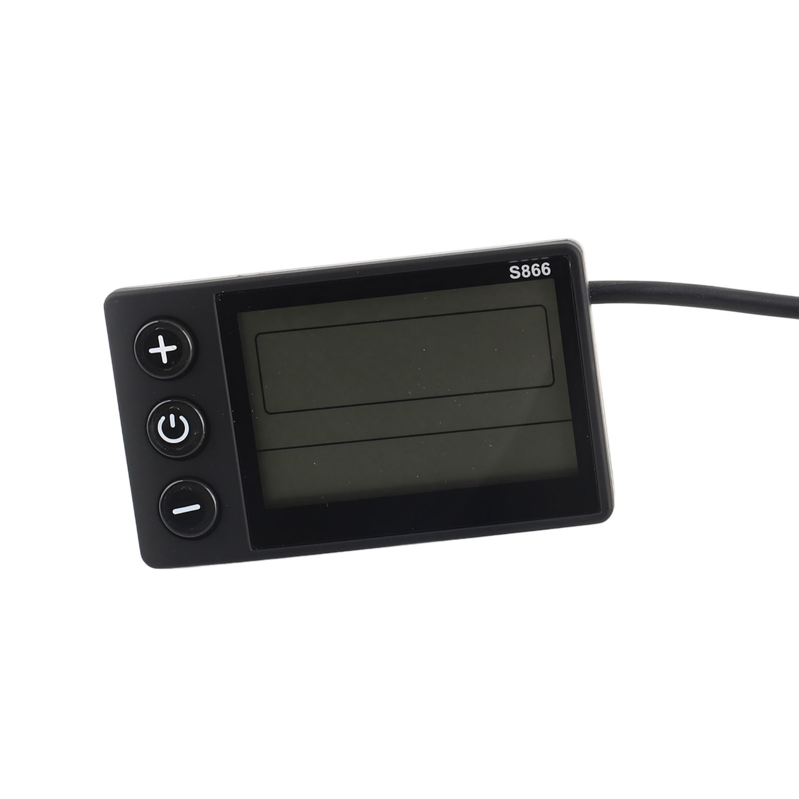 S866 LCD Display Meter 24V 36V 48V E-Bike Scooter Control Panel with SM Plug