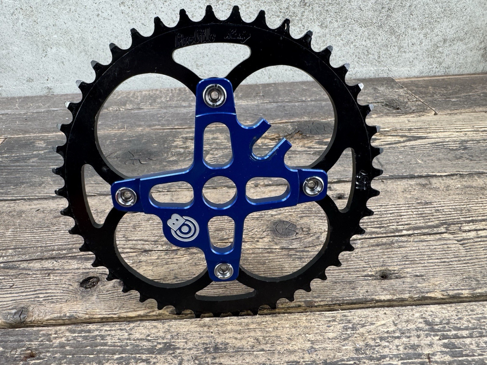 Bullseye Profile 45t Spider Chainring Bmx Blue Black
