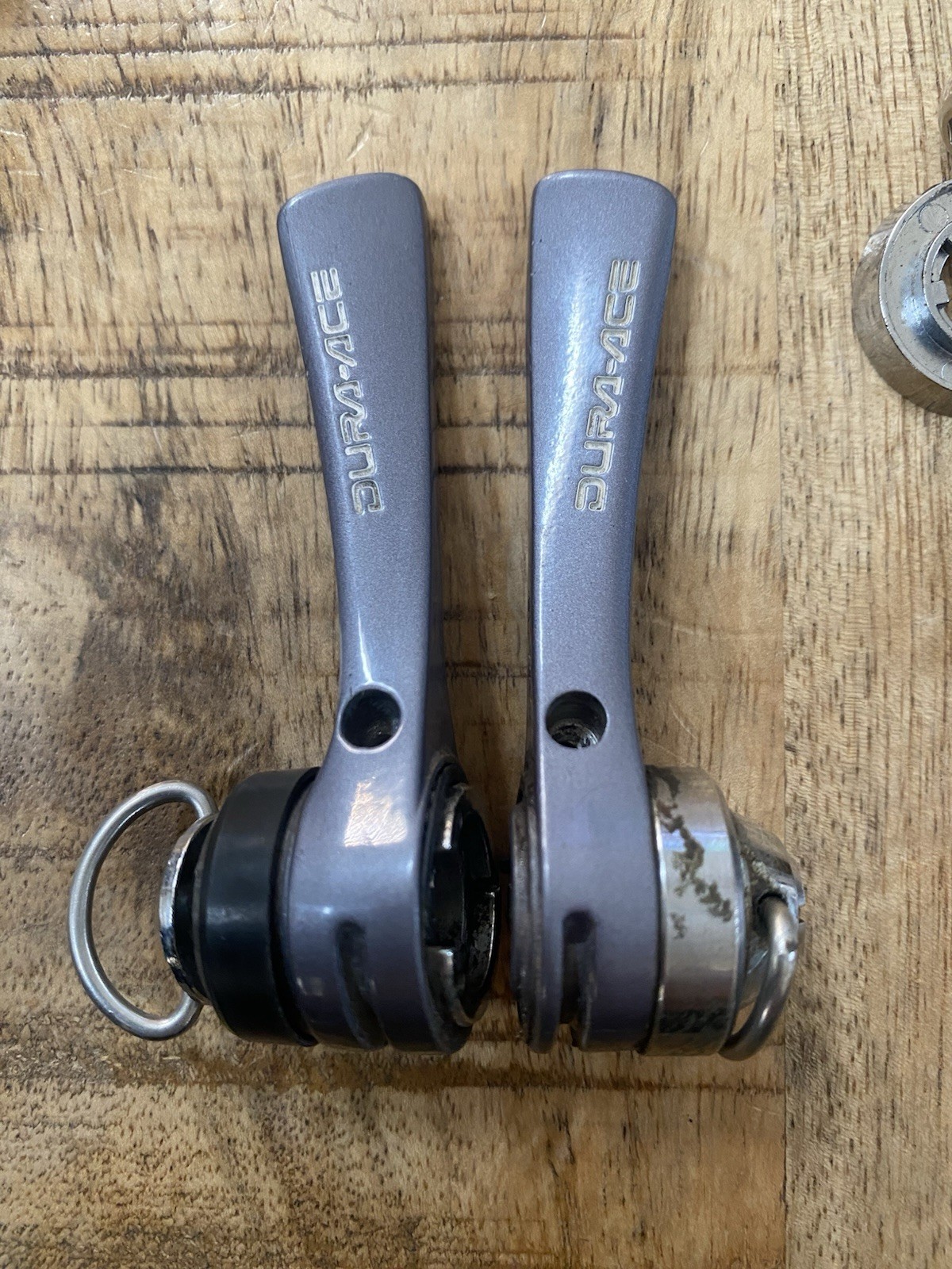 SHIMANO DURA ACE SL 7402 8 SPEED INDEXED Down-tube Shifters