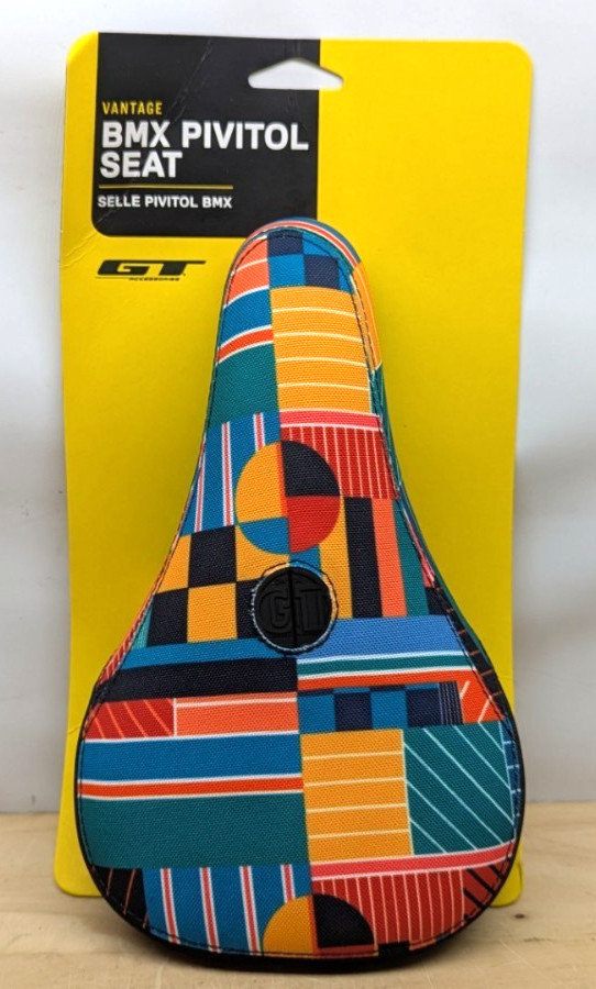 GT Vantage Nautical Pivotal BMX Bike Saddle~NEW