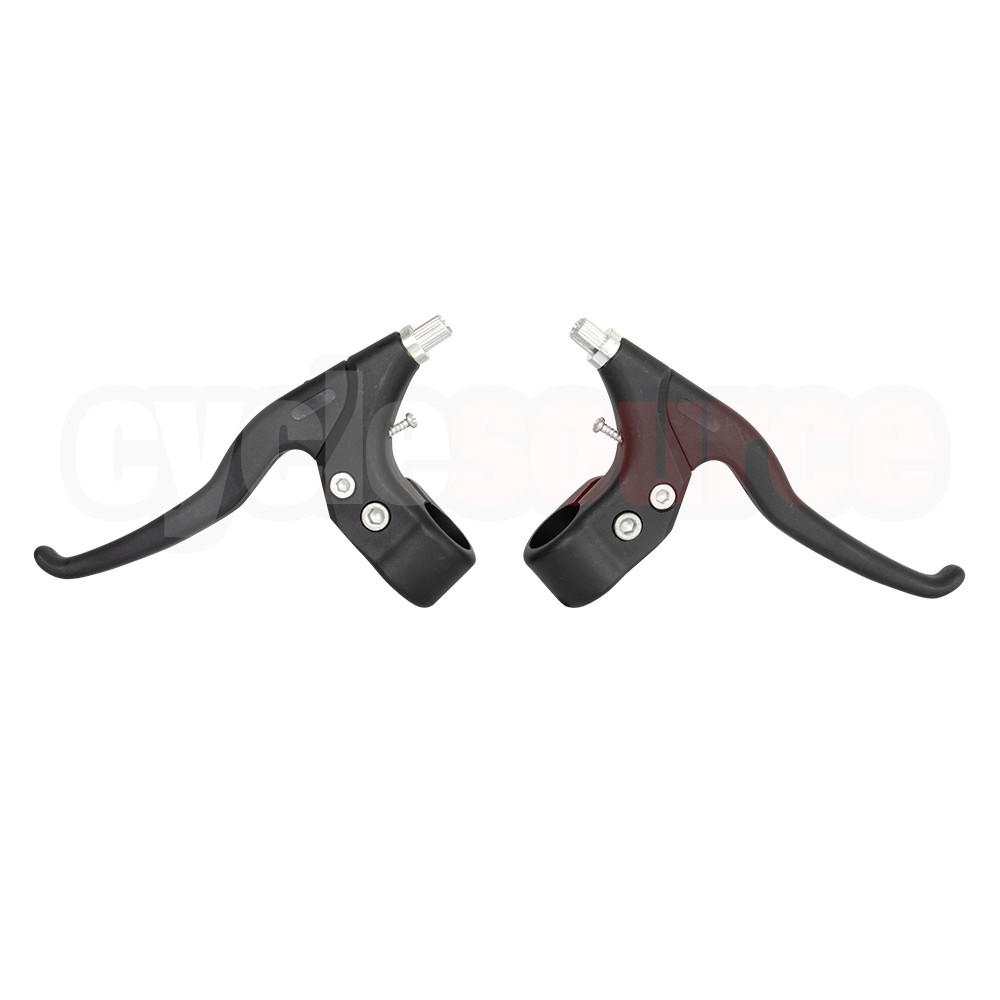 ENIX 4 Finger Plastic Bike Bicycle Brake Lever Set Black BL427