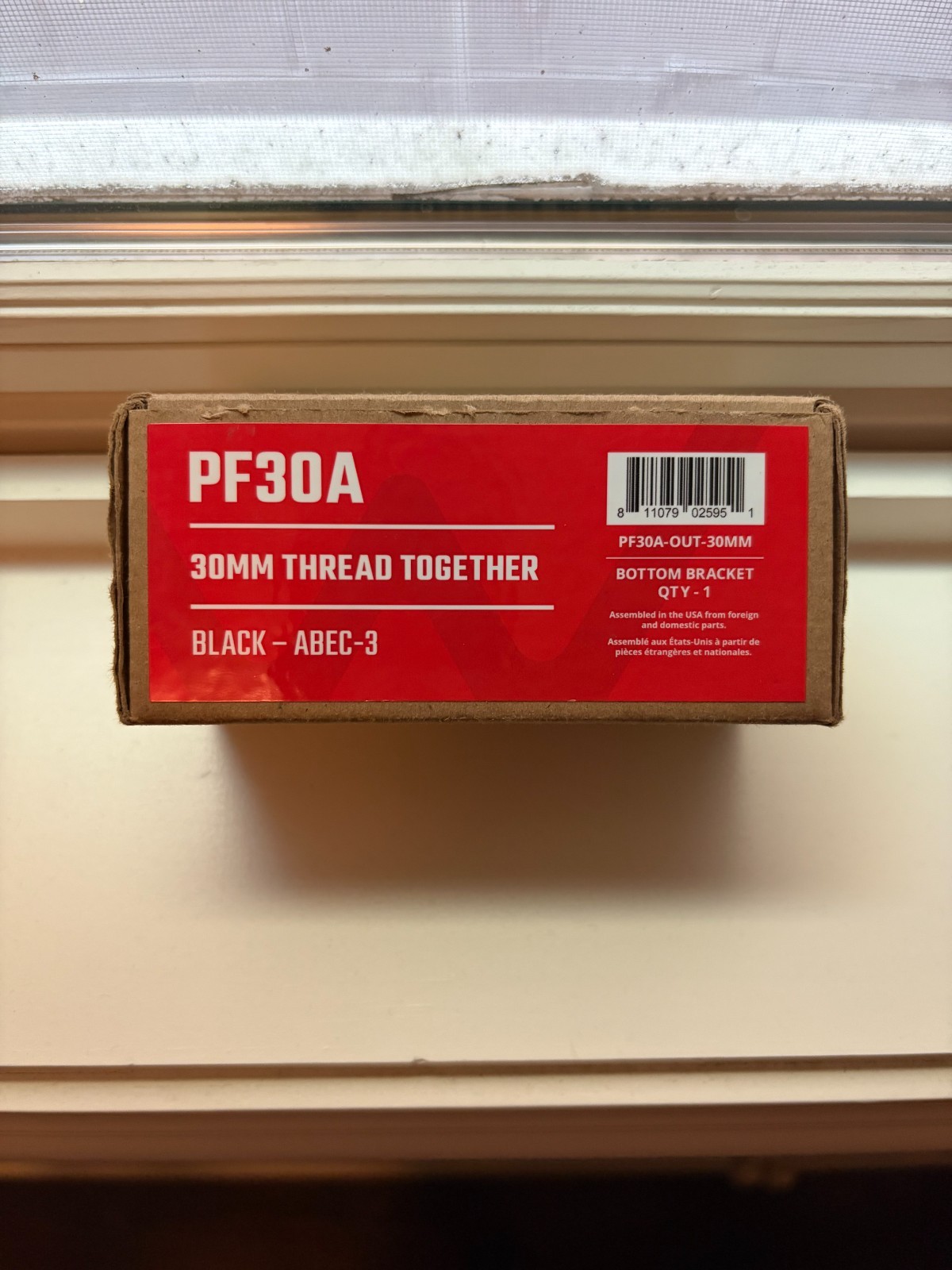 NEW Wheels Mfg PF30A-OUT-30MM Outboard ABEC3 Bicycle Bottom Bracket Cannondale