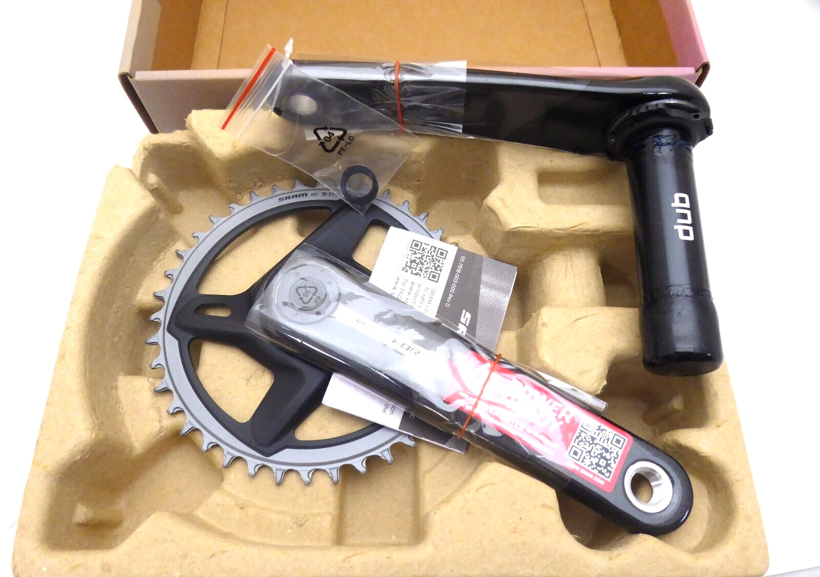 SRAM Force 1 Crankset – 170mm, 12-Speed, 40t, Direct Mount, DUB Spindle