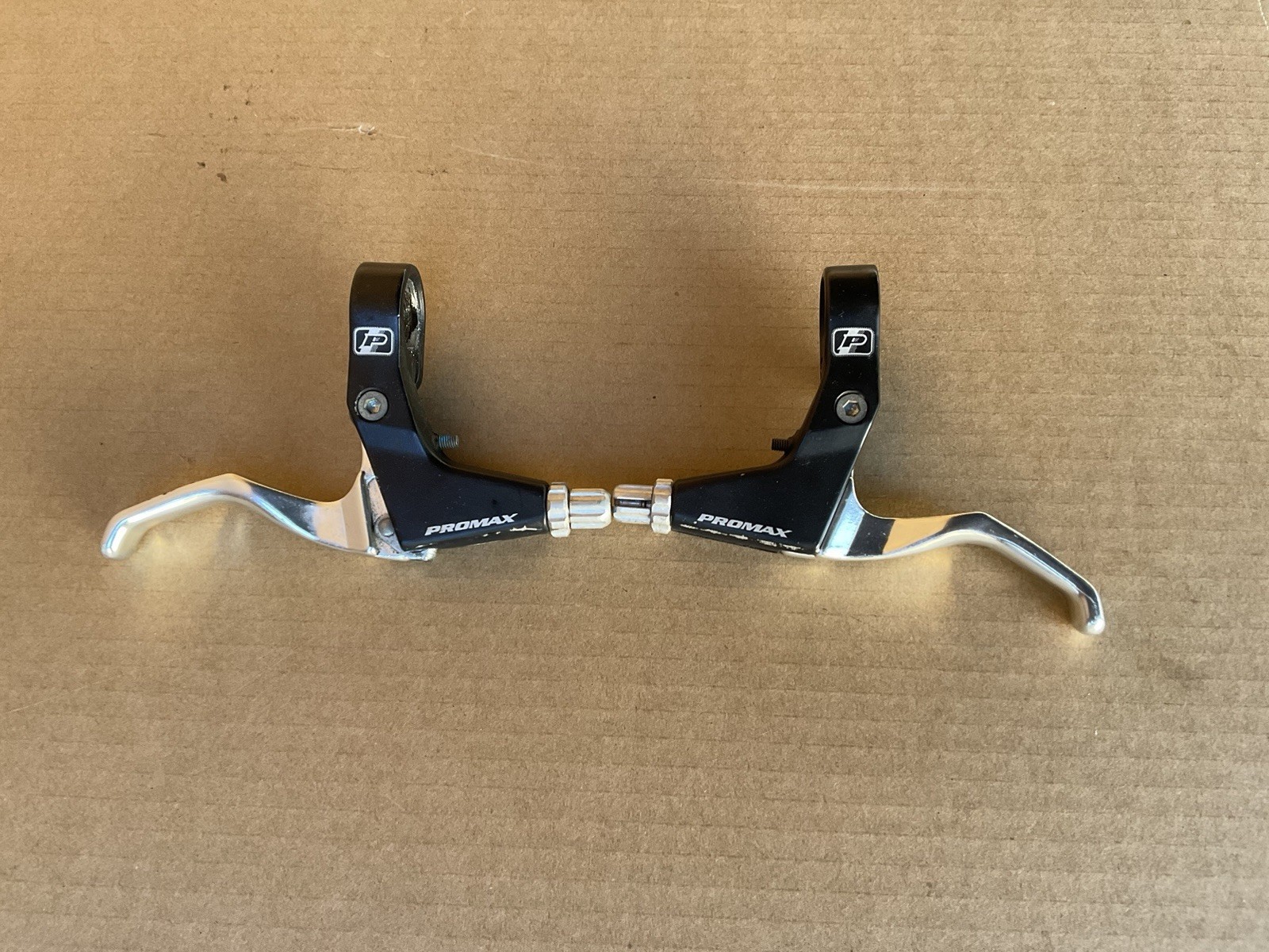 Promax Bicycle Brake Levers Pair Alloy MTB Bike Linear Pull V-Brake Set 22.2mm