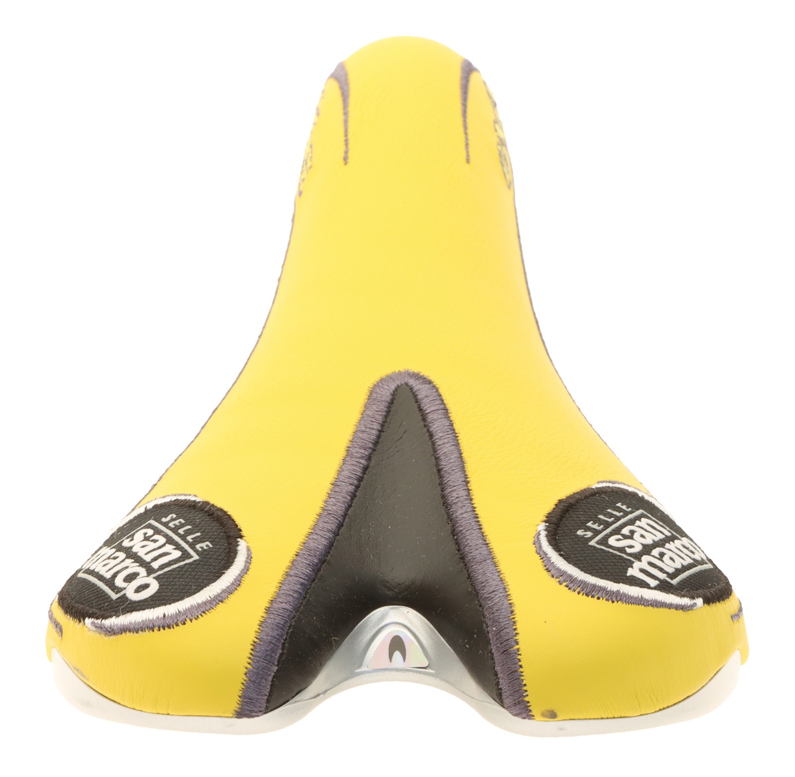 Selle San Marco Era Pro Saddle Titanium Rails Yellow Leather 2001 NIB NOS NEW