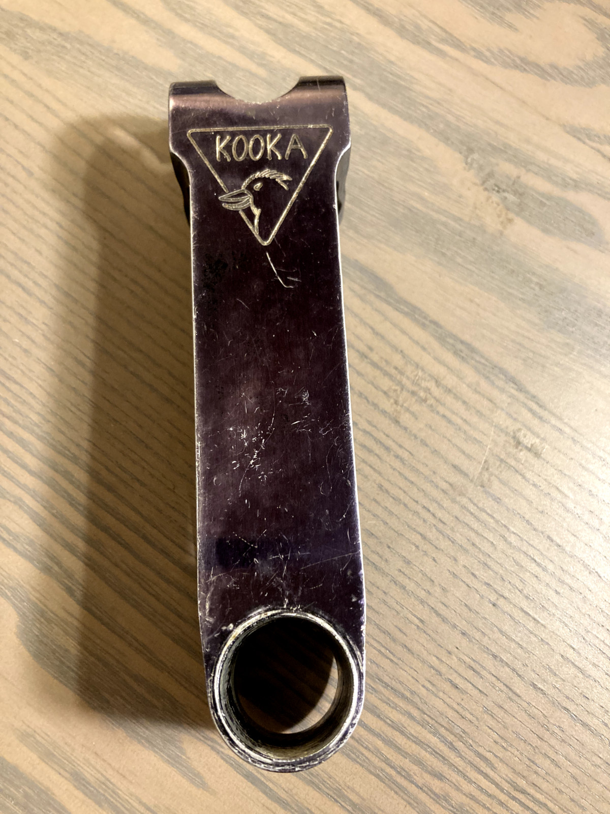 Vintage Kooka Billet 90s 1″ threadless stem 130mm ~ Grafton Ringle CNC retro MTB