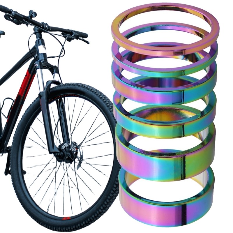 Bicycles Rings Gaskets Front Fork Washer Road Bikes Cycling Handlebar Spacers