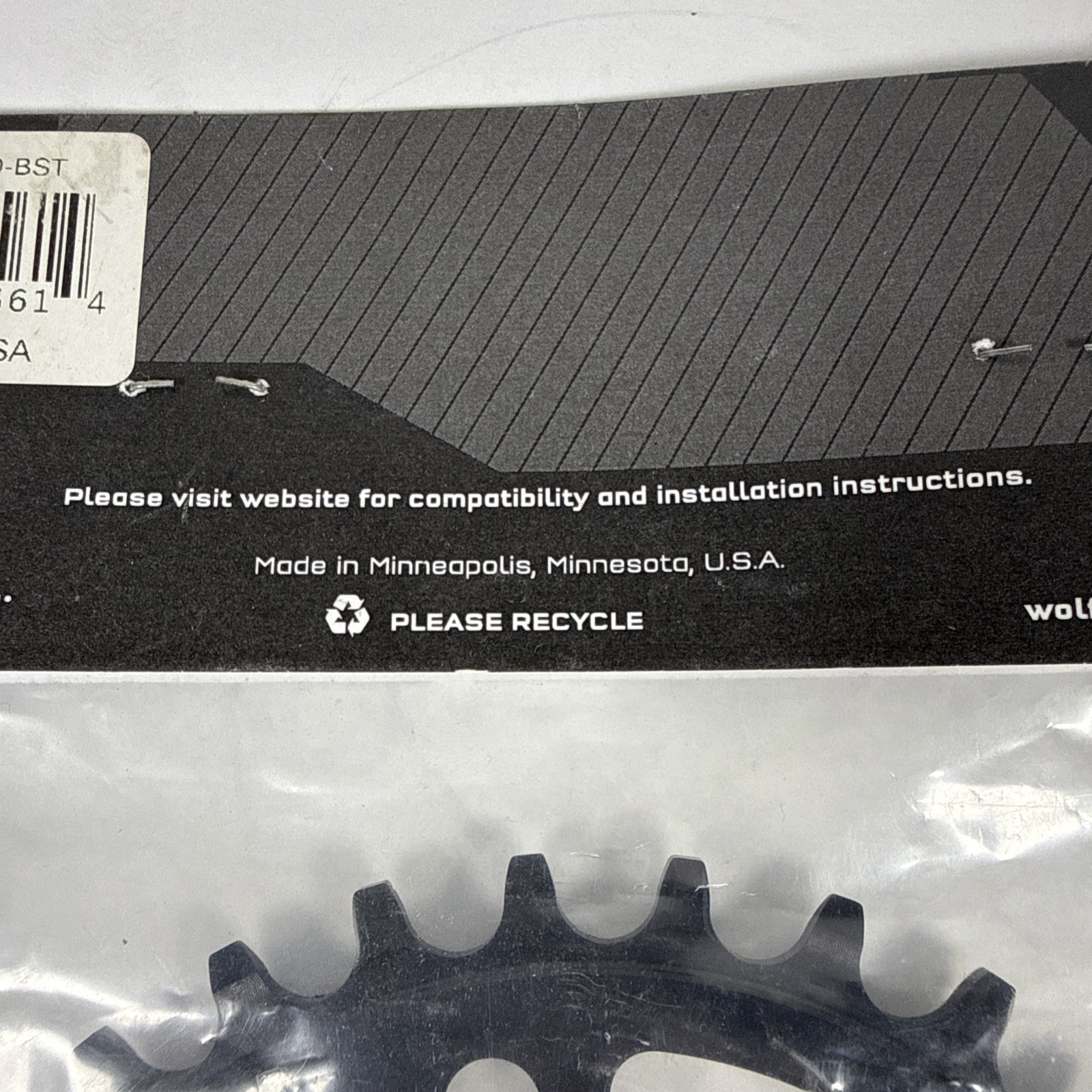 Wolf Tooth Direct Mount Chainring Drop Stop 30t PowerTrac Direct Mount BST SDM