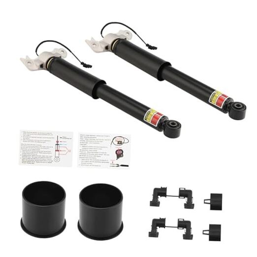 84326294 Rear Air Suspension Shock 1 Pair Rear Shock Struts 2013-2019 Black