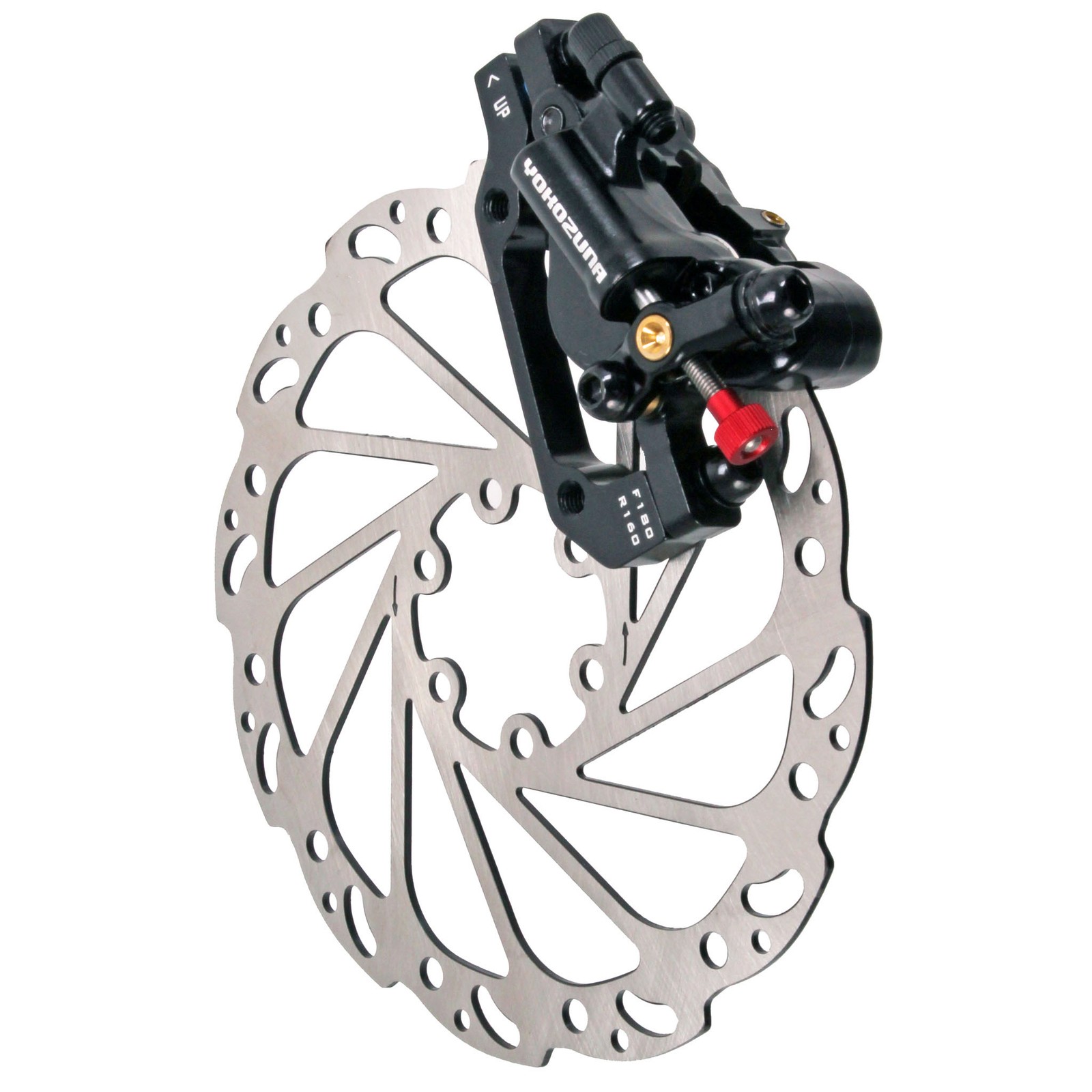 Yokozuna Road Motoko Front Disc Brake – 74mm/160mm, Hydraulic, Cable-Actuated
