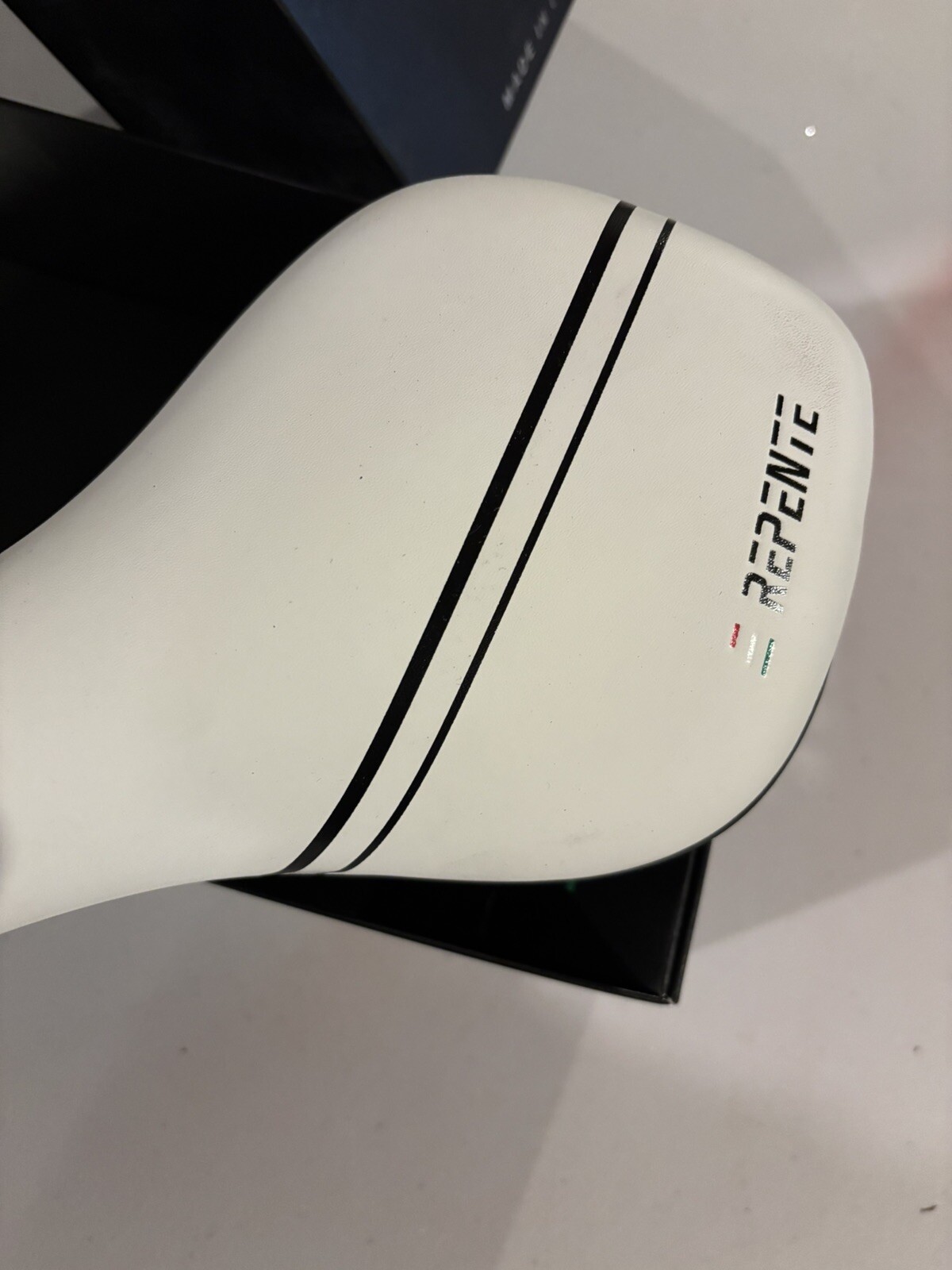Selle Repente Kuma 4.0 Italian FULL Carbon bike Saddle WHITE TRIBAL -ITALY 145g