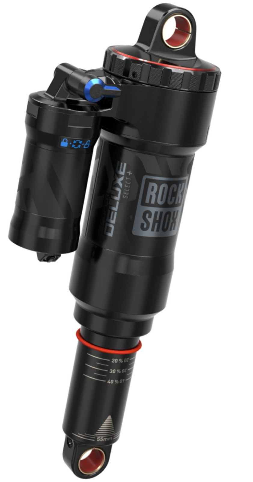 2023/24 Rockshox Rear Shock Super Deluxe Select+ 210x55mm RT HBO