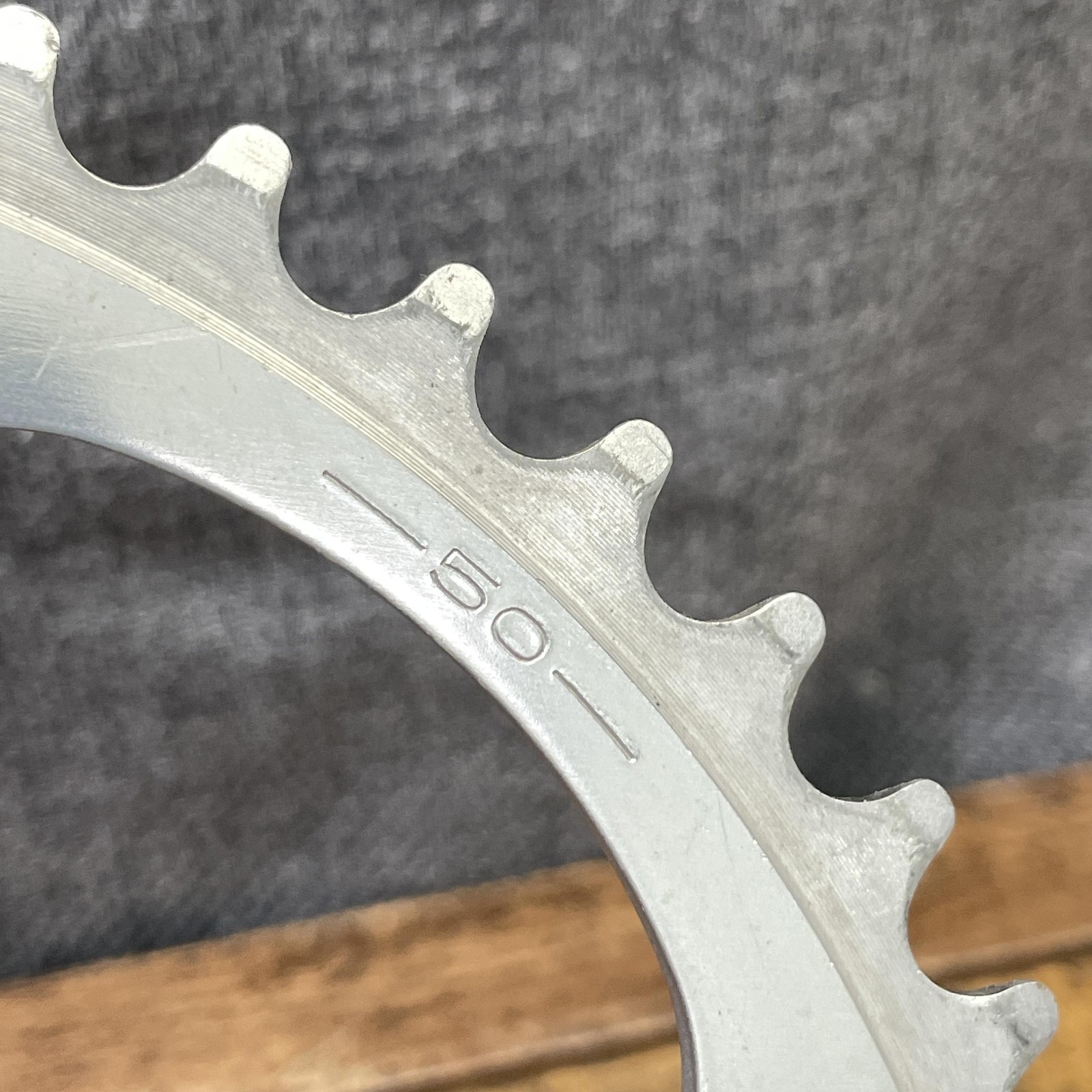Vintage SR 50T Chainring 110 BCD 5-Arm Silver Road MTB Bike SR 307 50 Tooth