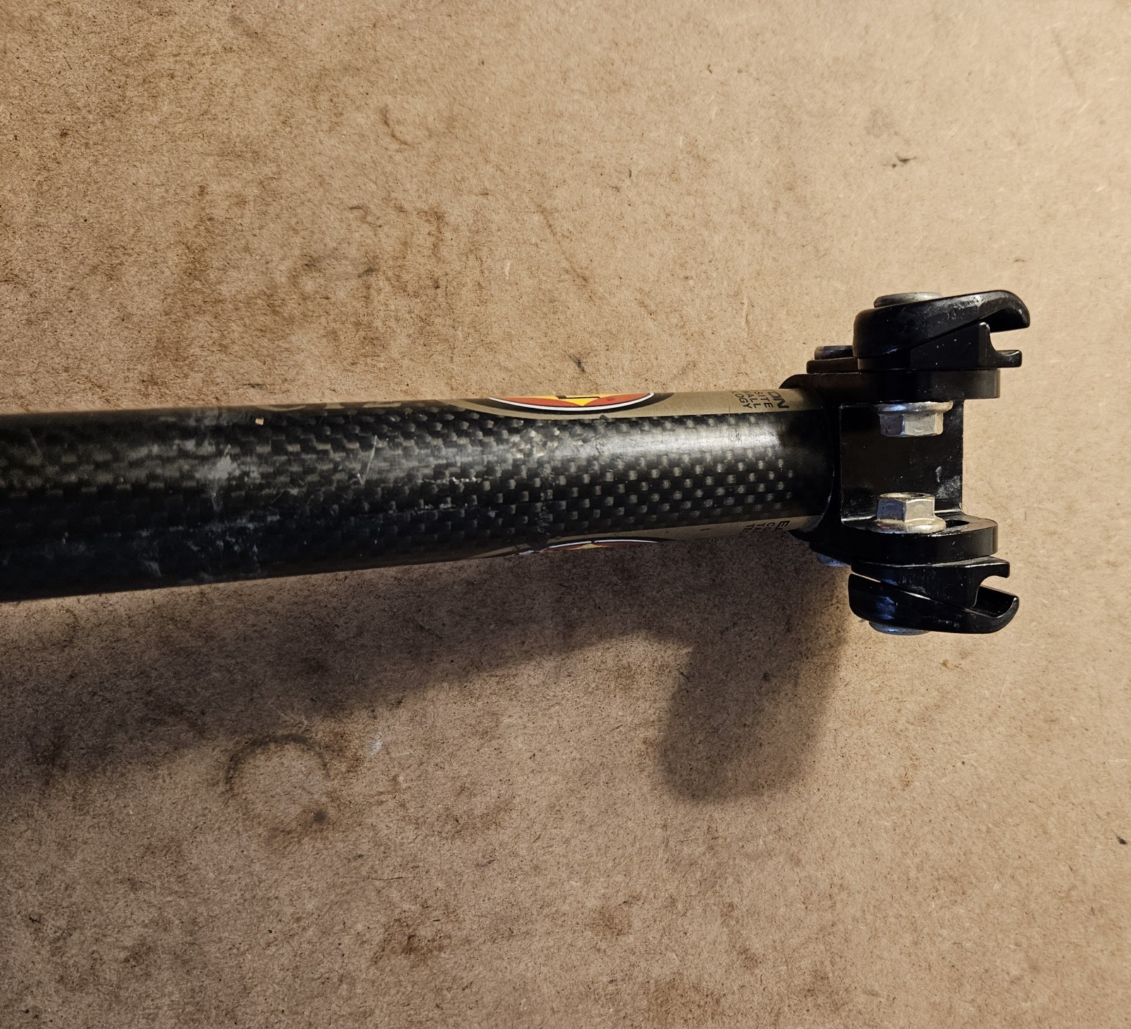 Vintage Easton CT2 Cabon Fiber 27.2 Seatpost 270mm Length!