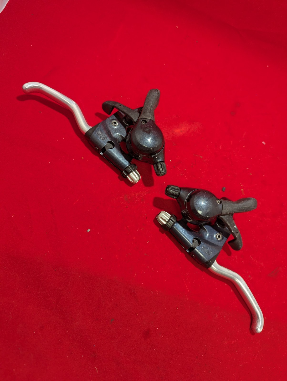 VTG Shimano XTR ST-M900 3x8spd Shifter Set Short Pull MTB Made In Japan