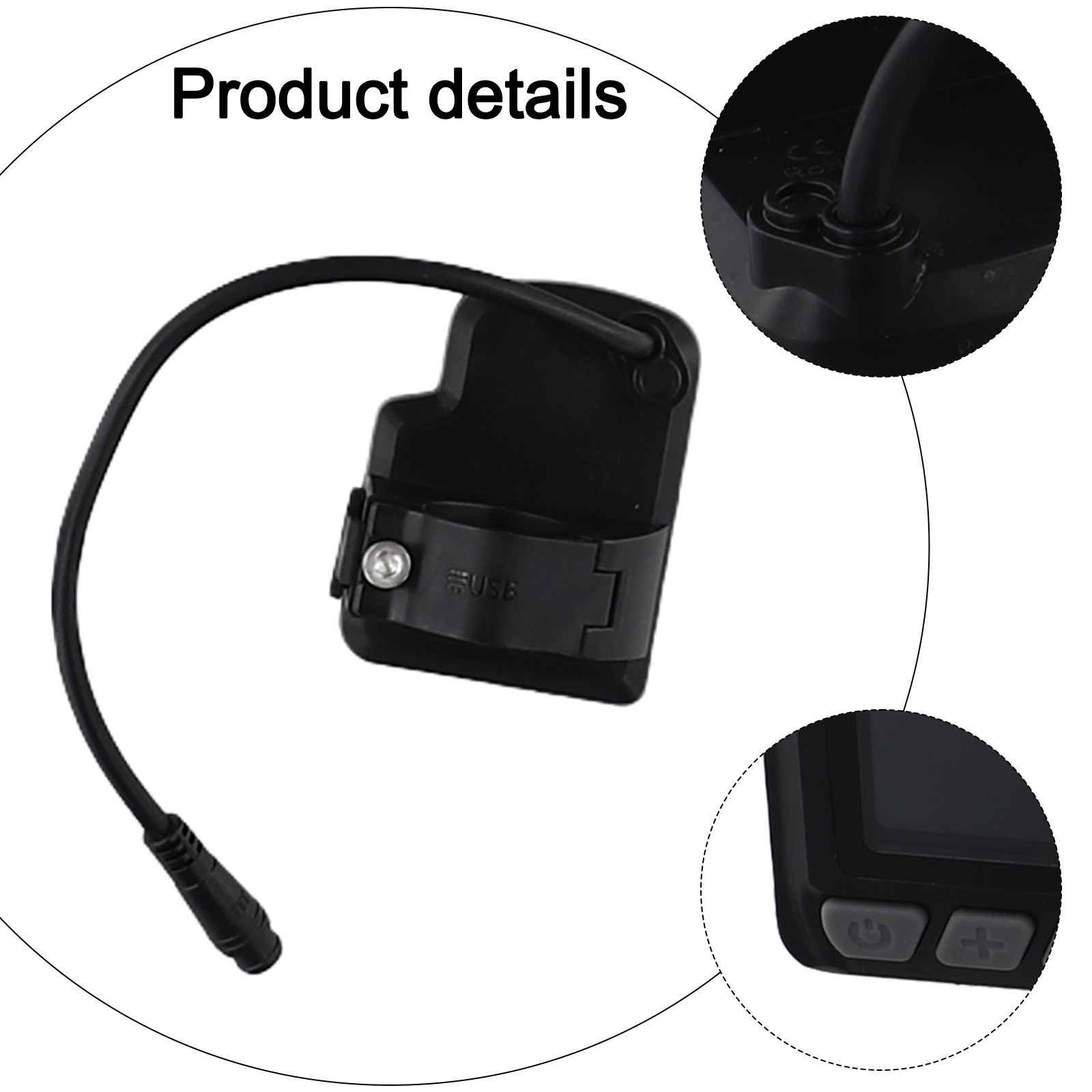User Friendly LCD Screen for E Bike Applications at Voltage Levels of up to 48