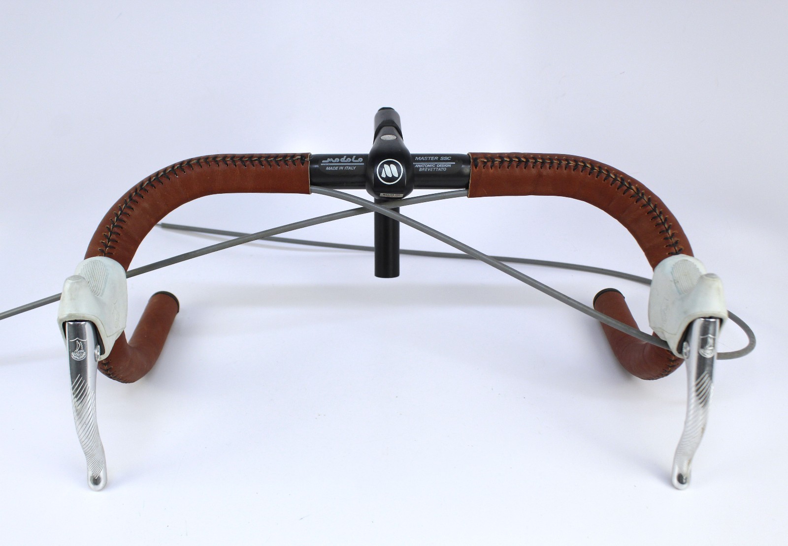 Modolo Master SSC Handlebars, 110mm Quill Stem 22.2mm, Campagnolo Brake Levers