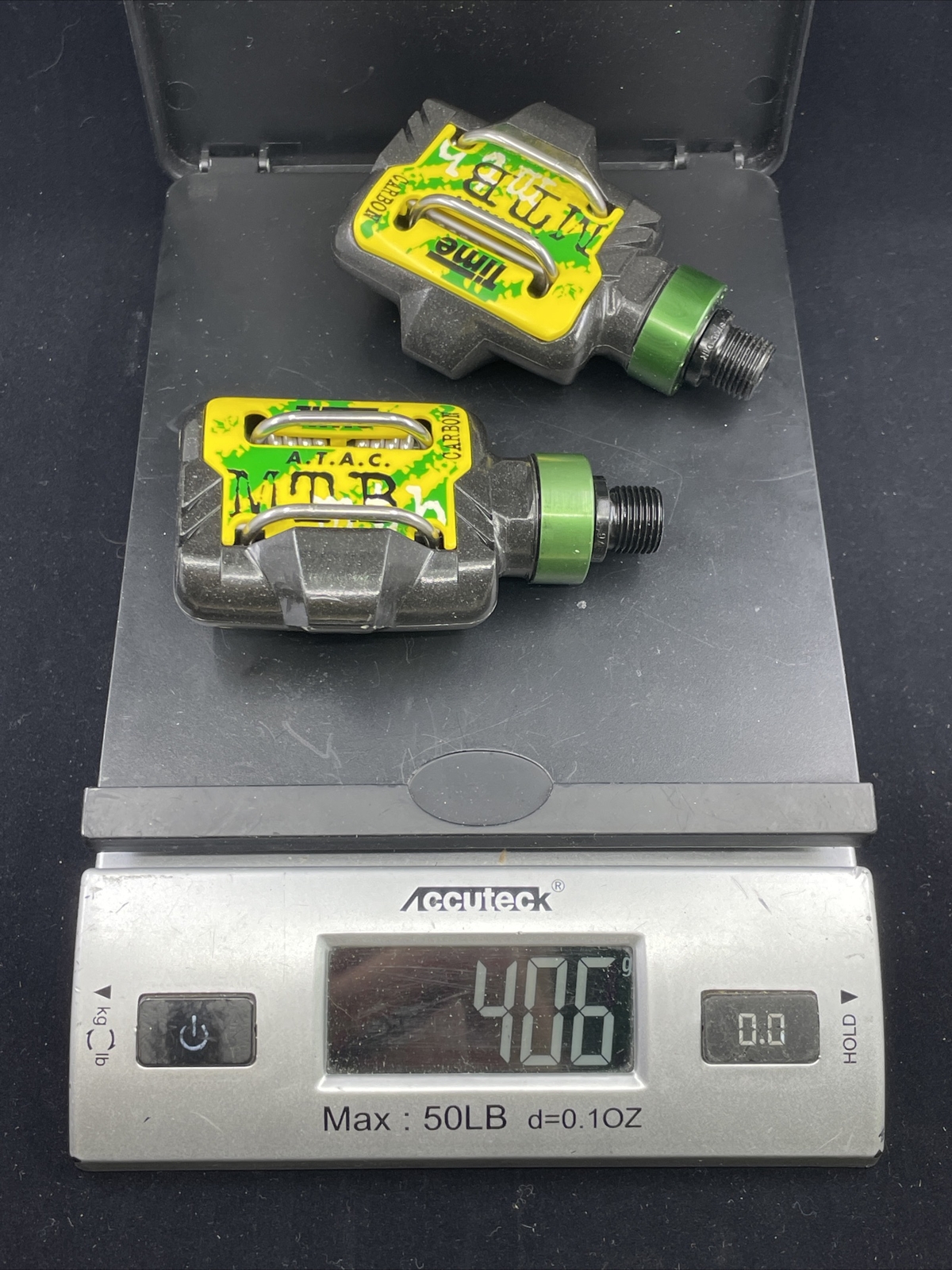 RARE NOS TIME for BIANCHI Limited Edition GREEN ATAC Off-Road Pedals MTB CX