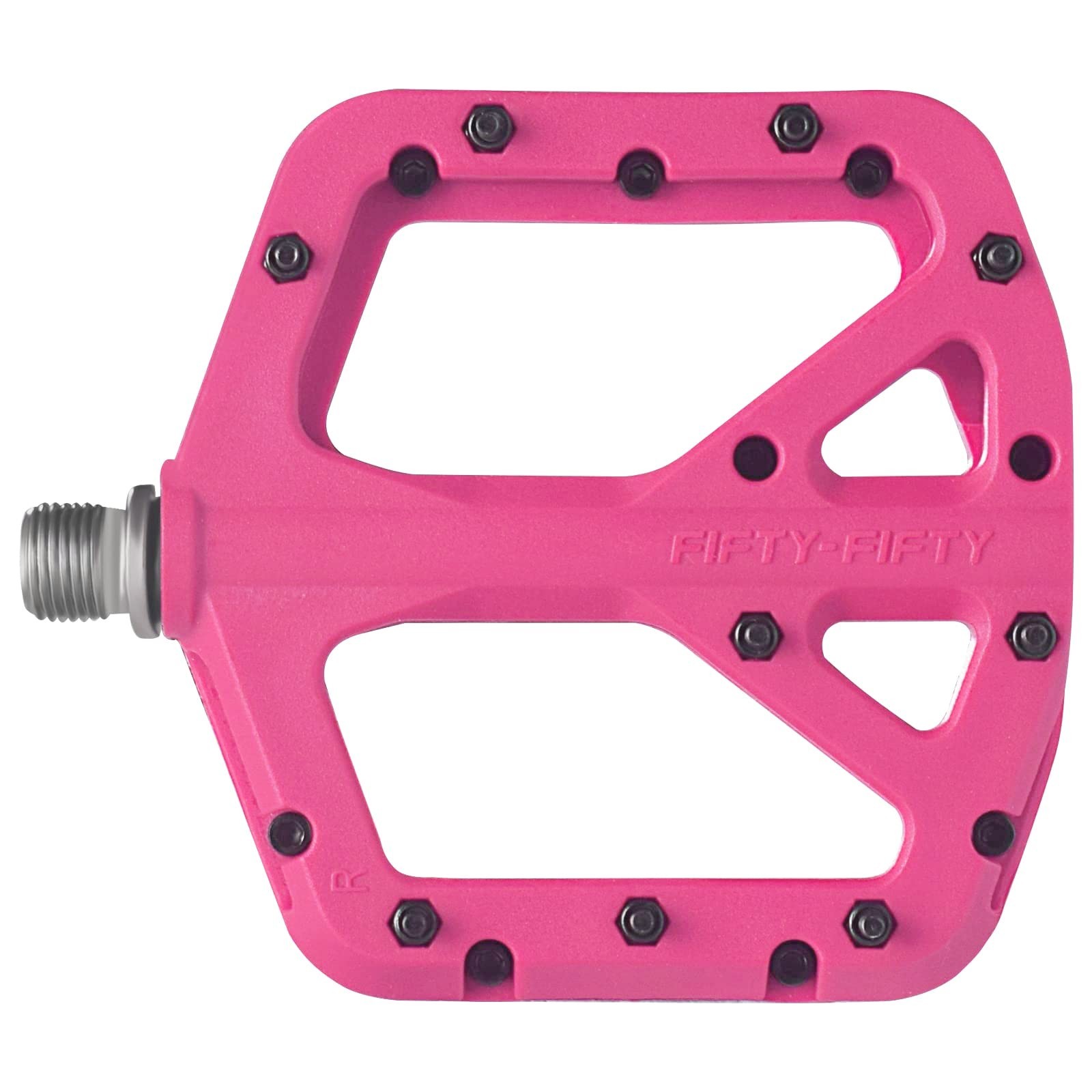 FIFTY-FIFTY Mountain Bike Pedals, Non-Slip MTB Nylon Composite, 9/16″ Bicycle…