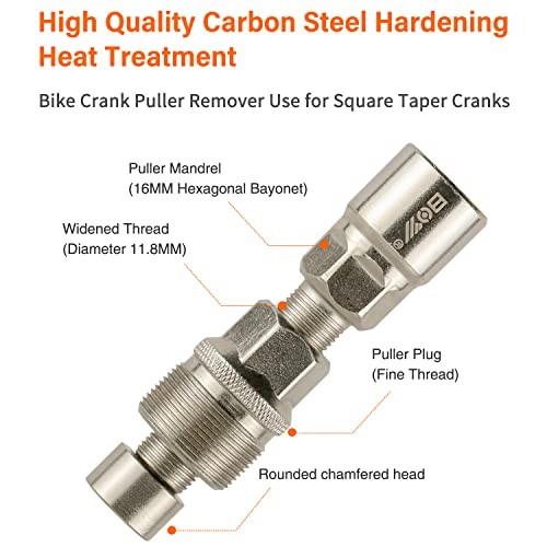 Bike Crank Puller Removal Tools for Bicycle Square Taper Crank One Crank Puller
