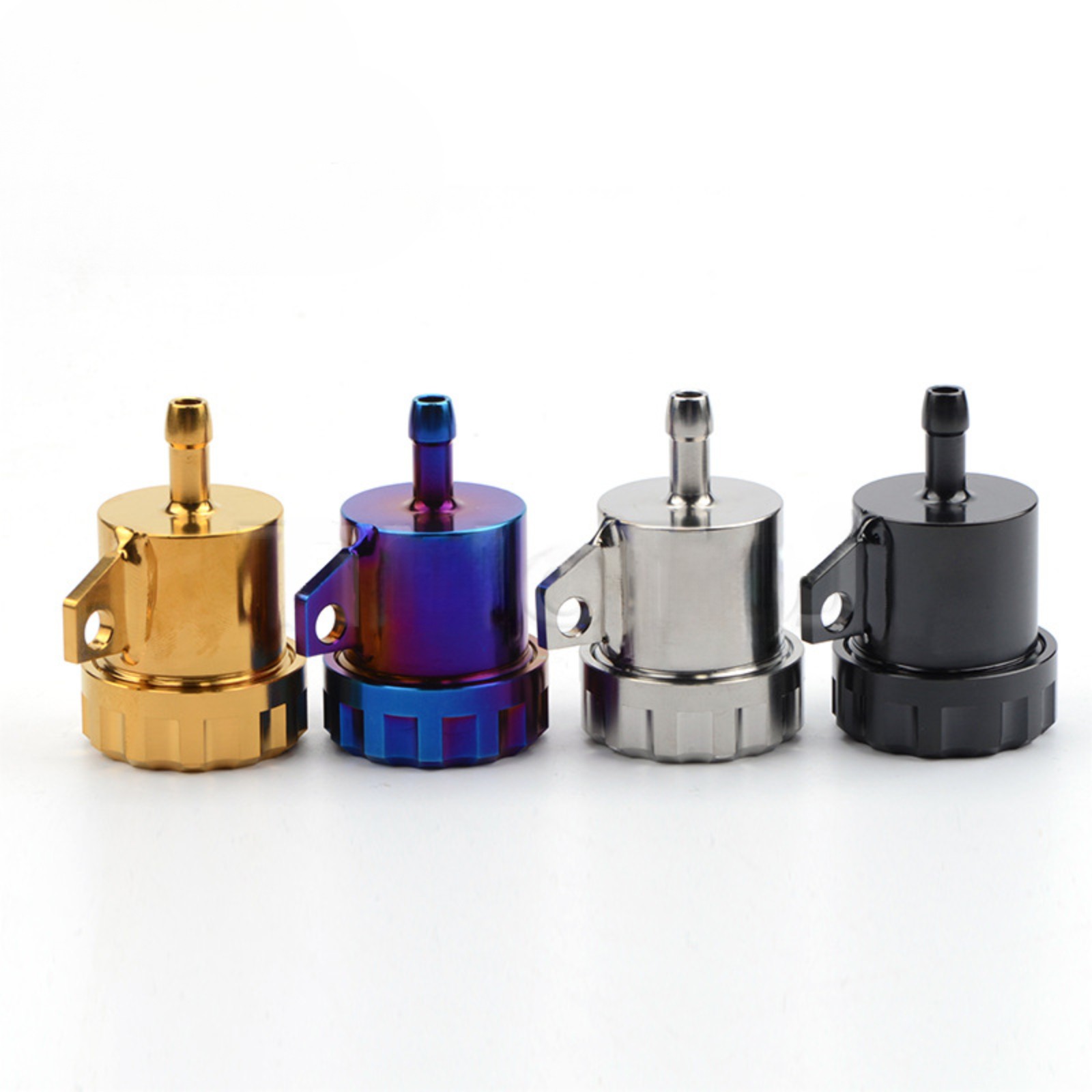 CNC Titanium Alloy Motorcycle Brake Clutch Tank Cylinder Oil Cup Fluid Reservoir