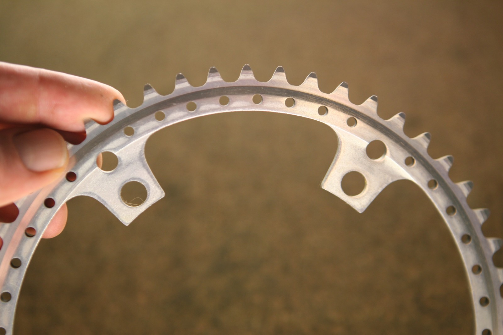 Vintage NOS NEW Sugino / Suntour drilled chainring 51 teeth 144 BCD