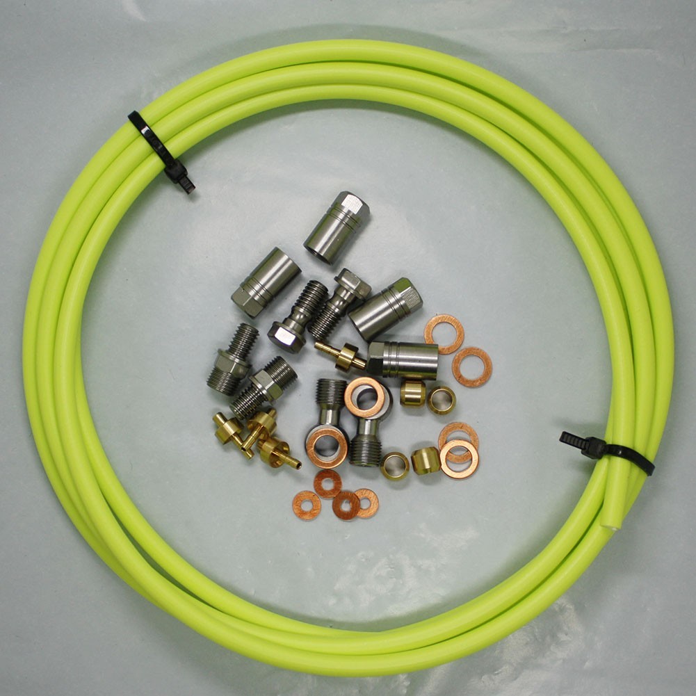 ABS + Metal Disc Brake Hose Connector Kit For Hope Line,Tube Length 2.5m Kit