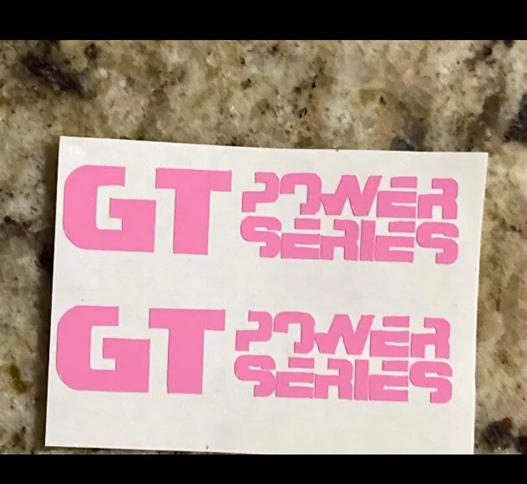 GT Power Series Crank Decal Color Pink