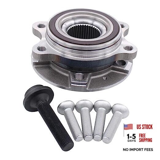 Front Left or Right Wheel Bearing and Hub Assembly with Bolts for Audi A4 A5