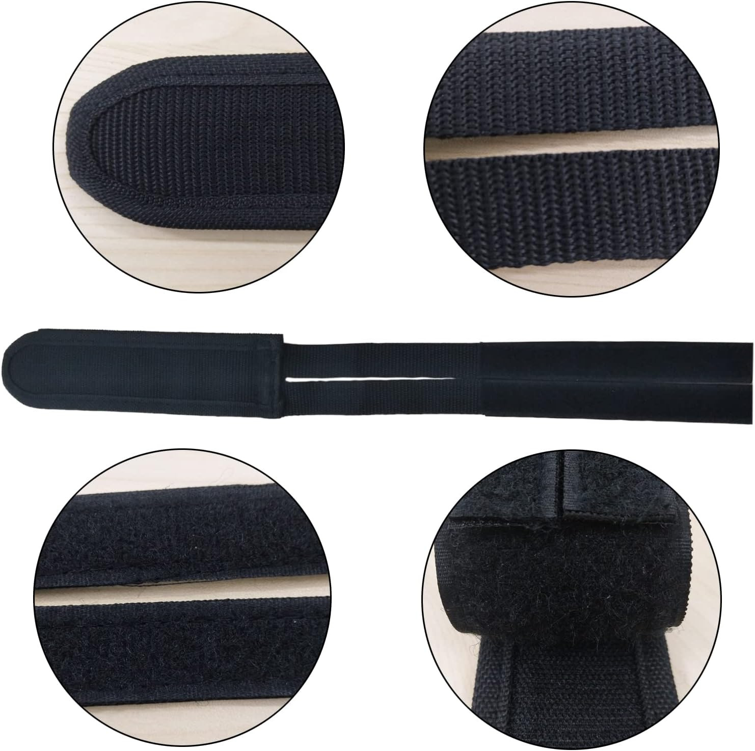 1 Pair Adjustable Bike Pedal Straps Anti-Slip Fixie Toe Clips for Cycling
